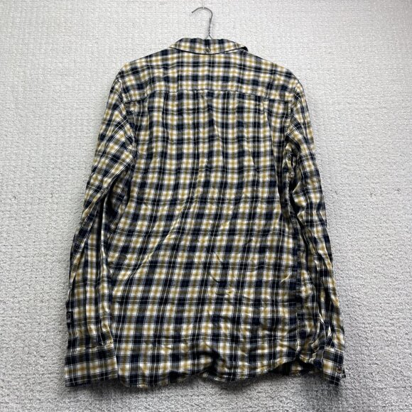 Only & Sons Slim-Fit Men's Plaid Shirt Yellow / Black Sz L Lumberjack Outdoor - Picture 11 of 16